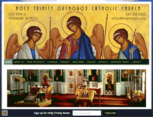 Tablet Screenshot of holytrinityoca.org